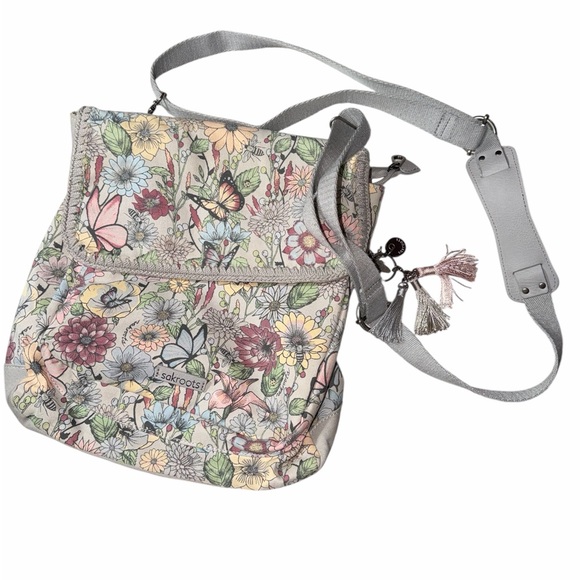 Sakroots Handbags - Sakroots Butterfly Floral Crossbody Bag - Multicolor